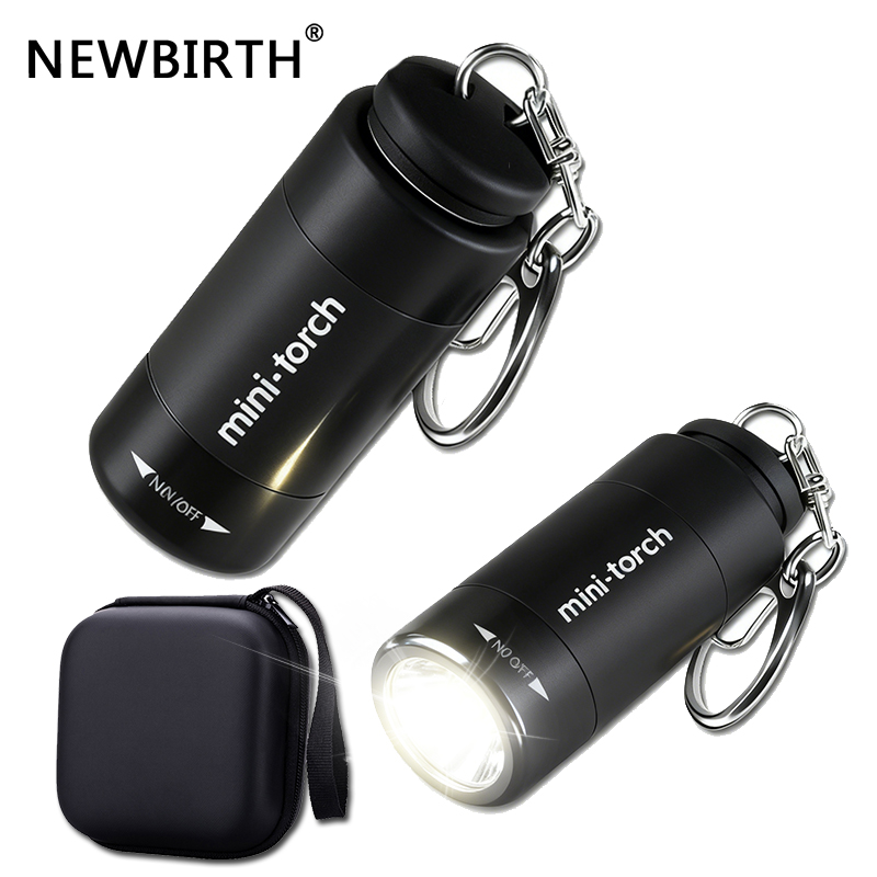 USB充電式LED多機能強力ライトポケットキーホルダー懐中電 - Outdoor Lighting Black のレビューと価格