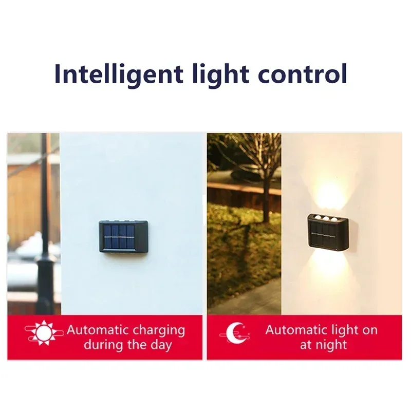 COB ソーラーウォールランプ屋外防水ソーラーライト上下凸レ - Outdoor Lighting Waterproof のレビューと価格