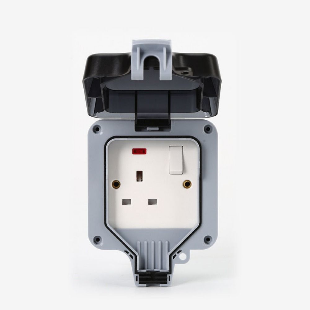 防水設計の壁スイッチソケット英国プラグUSBポート屋外スイッ - Outdoor Lighting Uk のレビューと価格