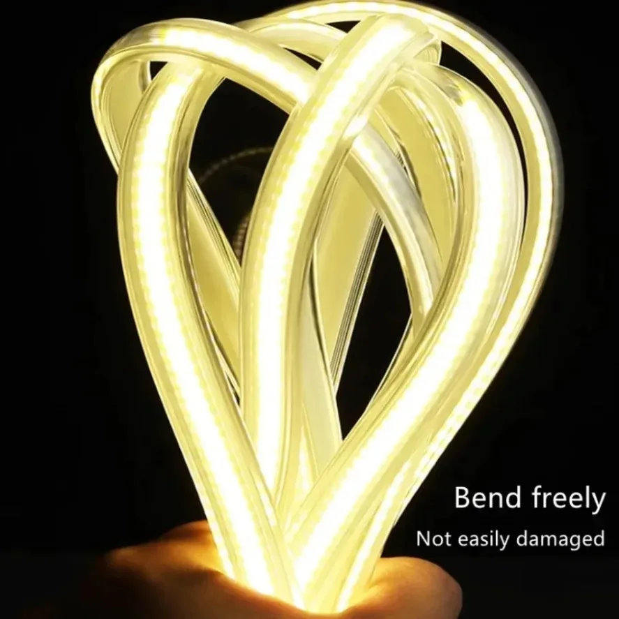 レンズ付きCOB LEDテープライト 10mm AC220V - Outdoor Lighting Ip65 のレビューと価格