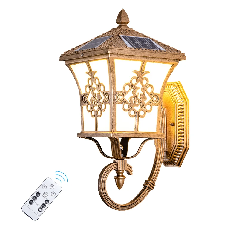 屋外用、ヨーロッパ風デザインの太陽光発電式照明。玄関、壁、庭 - Outdoor Lighting Waterproof のレビューと価格