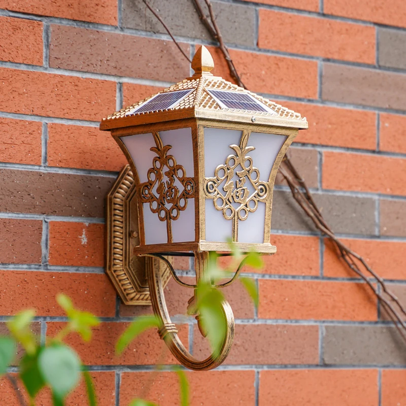 屋外用、ヨーロッパ風デザインの太陽光発電式照明。玄関、壁、庭 - Outdoor Lighting Waterproof のレビューと価格