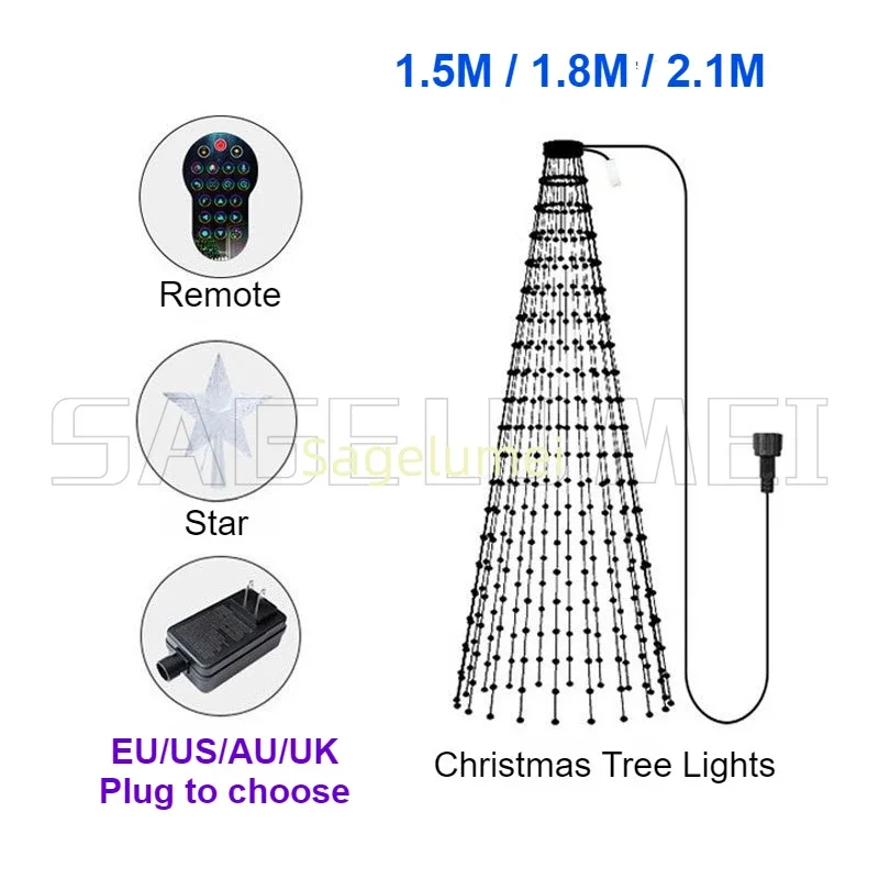 RGBIC 400LED クリスマスライト ホリデーストリン - Outdoor Lighting Uk のレビューと価格