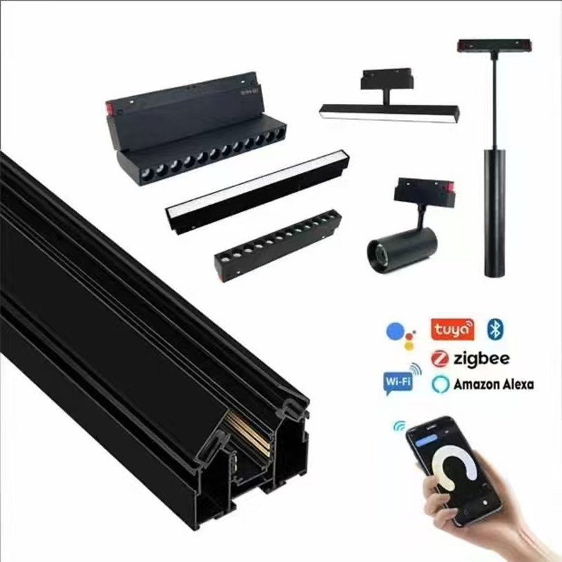 LED磁石式トラックライト、グリル型投光灯、モダンな埋め込み - Outdoor Lighting Track のレビューと価格